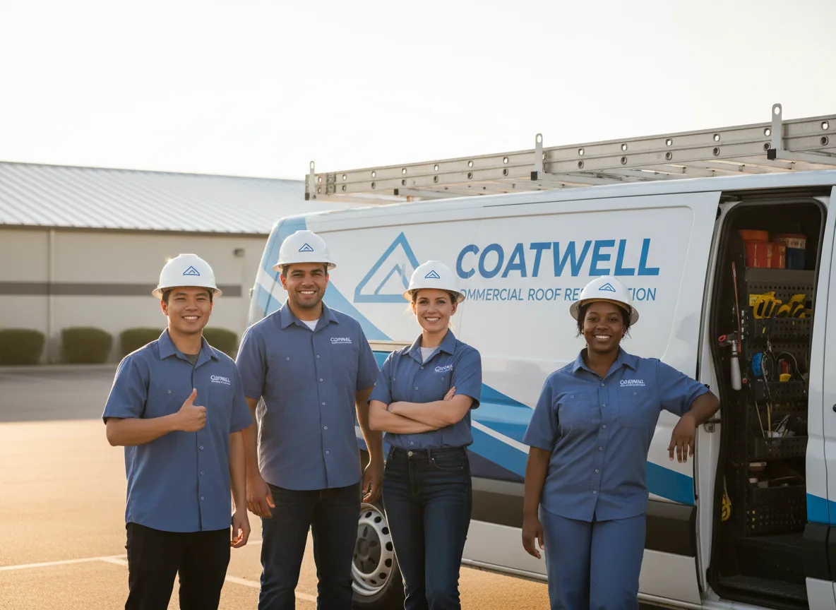 Commercial roof coating company in Bluejacket, OK