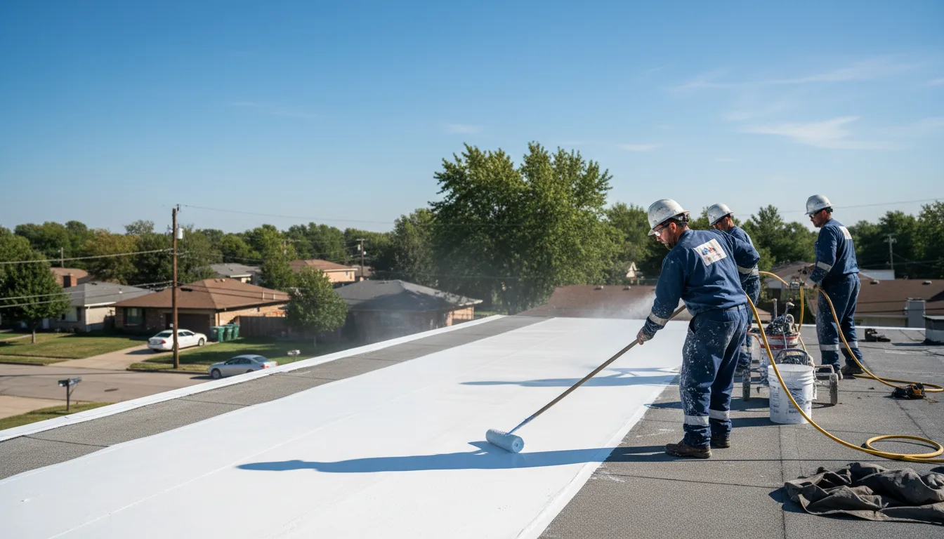 Commercial roof coating in Bluejacket, OK near me